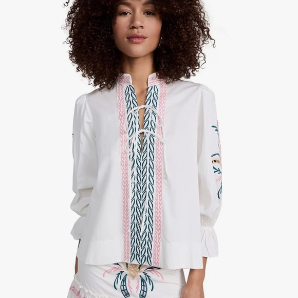Lug Von Siga Thalia Embroidered Top - Picture 1 of 9
